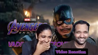 Endgame Vadivelu Voiceover  Troll Video Reaction🤪🤣😂😁| Meme Studio's | Tamil Couple Reaction