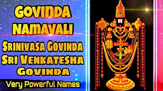 Govinda Namavali - Srinivasa Govinda SriVenkatesha Govinda | Daily Chantings