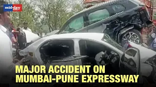 Major Accident On Mumbai Pune-Expressway, Six Injured