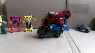 Transformers Arrival To Earth stop motion: season 1 episode 3: New Base