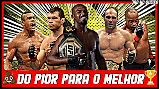 UFC PESO MEIO PESADO OS MELHORES E PIORES CAMPEÕES DA HISTÓRIA