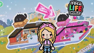 transformando local em toca life world ✨💗#pink #tocaboca  #jogos