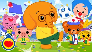 SOCCER SERIES ⚽ Goal of Australia | World Cup ⚽ Colorful Balls | ♫ Plim Plim | Pre-K Nursery Rhymes