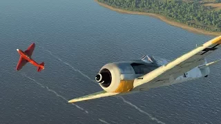 War Thunder: Just Roll With It | Fw 190 A-5/U2 vs. Yak-9P, Yak-3P