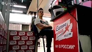 Christian Burns on Europa Plus Novosibirsk