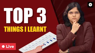 What did I learn in last 3 days? | CA Rachana Ranade