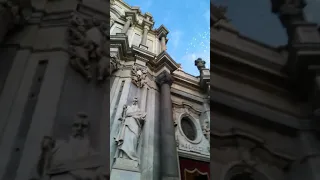 USCITA DEL BUSTO RELIQUIARIO DI SANT'AGATA DALLA BASILICA CATTEDRALE DI CATANIA  Festa di Sant'Agata