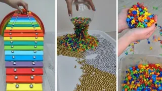 Oddly Satisfying video compilation with beads,kinetic sand, marble run, xylophone and more