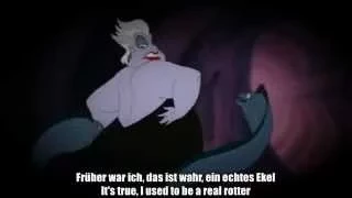 The Little Mermaid - Poor Unfortunate Souls - German + Translation (1989 Version)