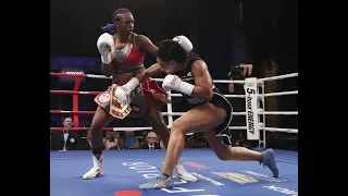 Claressa Shields KNOCKED DOWN   Round1 Highlight