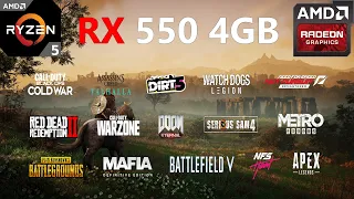 RX 550 4GB Test in 20 Games in 2020