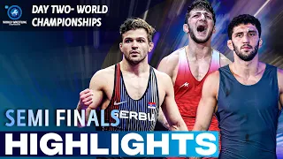 Day 2 | Semi Final Highlights | Freestyle Wrestling | Senior World Championships 2023