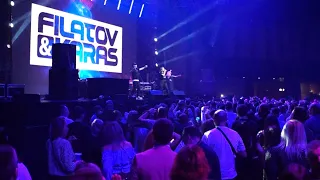 Новогодняя вечеринка с Filatov&Karas Воронеж 3.1.23 Event-Hall Танцы реакции различных людей в зале