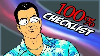 GTA Vice City: 100% CHECKLIST / GUIDE [+BEST Order of Completion]