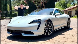 5 INSANE Features Of The 2020 PORSCHE TAYCAN TURBO!