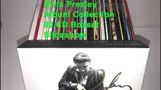 SILENT SLIDESHOW: Elvis Presley Album Collection 60 CD Boxset, Book, Inserts. The King’s Court