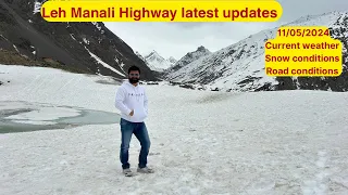 Snow and Road Updates: Traveling on Leh-Manali Highway and Shinkula-Zanskar Route #manali #leh