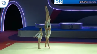 Women's group Israel - 2019 Acro European bronze medallists, balance