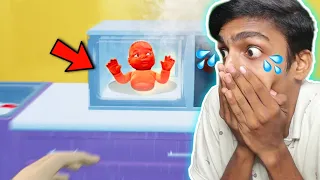 I Fried My baby in MICROWAVE 😂😂(Mother Simulator) !!