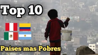 Los 10 países mas pobres de América Latina 2022