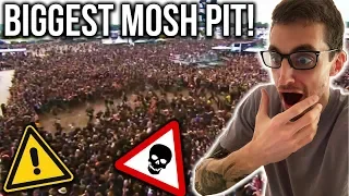 Hip-Hop Head Reacts to the GREATEST MOSHPIT EVER!!