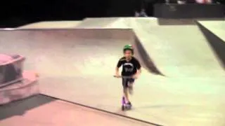 10 year old Sam Wyatt | All backflip attempts and lands