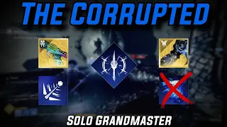Solo GM The Corrupted Stasis Warlock w/ Cryosthesia 77K (Controller) [Destiny 2]