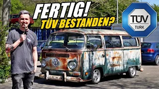 WAS SAGT DER TÜV? Patina T2 Bus ist fertig & unsere Nerven am Ende