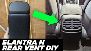 Elantra N Functional Rear Vent DIY (OEM)