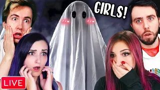 This Ghost LOVES Girls 👻 Ghost Hunting w/ Vixella, Oli & Zeus