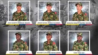 Estos son los seis soldados asesinados por disidentes de las FARC en Buenos Aires, Cauca