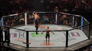 Dustin Poirier vs Justin Gaethje - Crowd Video and Photo Montage