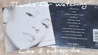 MARIAH CAREY  - MUSIC BOX CD UNBOXING #cdunboxing #mariahcarey