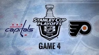 Flyers stave off elimination, defeat Caps in Game 4