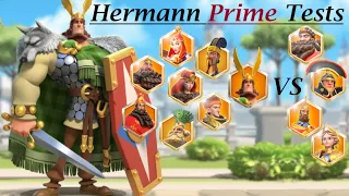 Hermann Prime Tests / Rise of Kingdoms deutsch