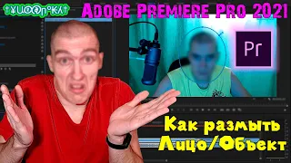 Как в Adobe Premiere Pro 2021 размыть лицо/объект