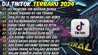 DJ VIRAL TIKTOK TERBARU 2024 FULL BASS  | DJ KU COBA TUK BERIKAN BUNGA REMIX TERBARU 2024 🎵