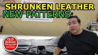 Shrinking Leather Dash New Patterns Auto Upholstery DIY How To