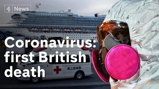 Coronavirus global risk raised to ‘very high’ as first British person dies