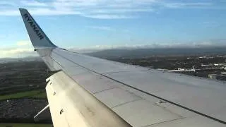 Ryanair Birmingham - Dublin Landing