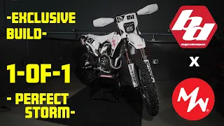 1-OF-1 EXCLUSIVE: Codename "Perfect Storm" Husqvarna FE501 - Motowhips X Baja Designs Collab