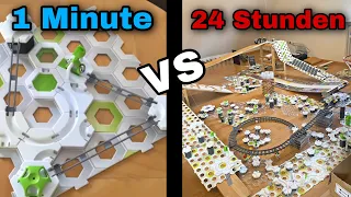 Gravitrax Bahn in 1 Minute vs 24 Stunden bauen!