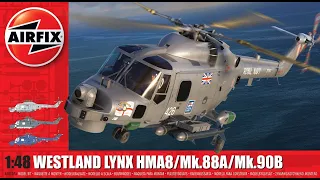 Airfix Prices & Westland Lynx HMA8/Mk.88A/Mk.90B : In Box Review : 1/48 Scale