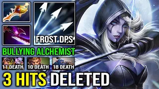 WTF 3 Hits Delete Rapier Drow Ranger 100% Bullying Alchemist & MK with Silver Edge Frost DPS Dota 2