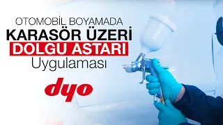 Otomobil Boyamada Karasör Üzeri Dolgu Astarı Uygulaması - Dyo Oto Tamir Boyaları