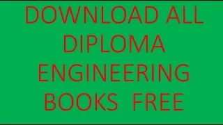 How to Download all Diploma Engineering  Books Free In Bangladesh