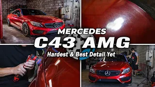 Mercedes C43 AMG | The WORST & BEST Correction I've Ever Done | ABSOLUTELY STUNNING | CSL + EXO V4