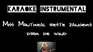 Miss Montreal (beste zangers) - Door de wind [ Stef Bos ]   , instrumental met tekst