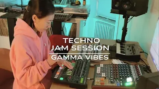 Gamma Vibes - Techno Live Jam with TR-8S & AnalogFour