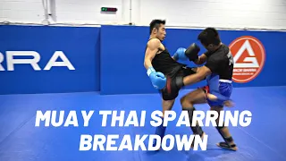 Hard Muay Thai Style Sparring Breakdown